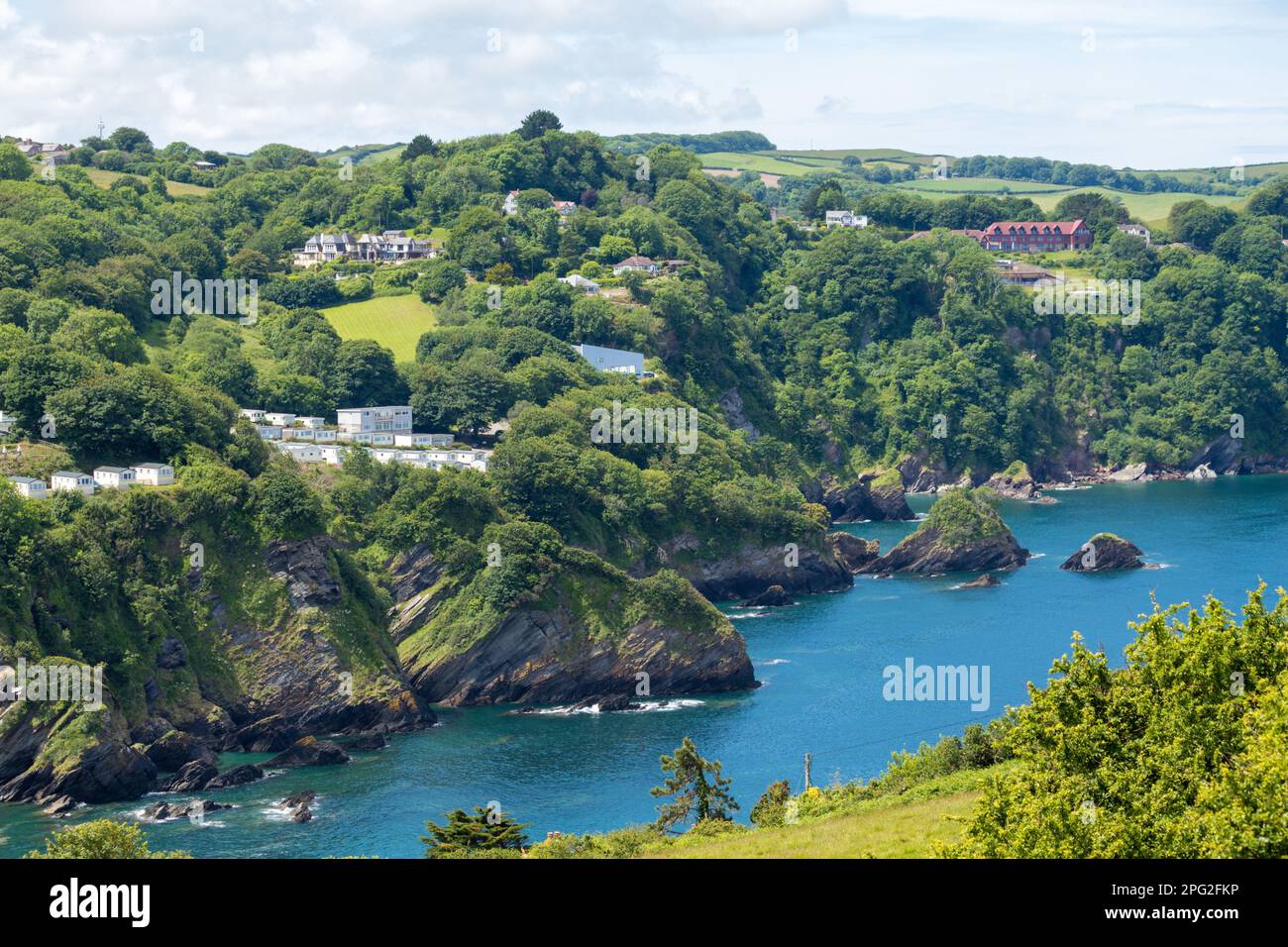Combe Martin Bay, North Devon, UK Stock Photo Alamy