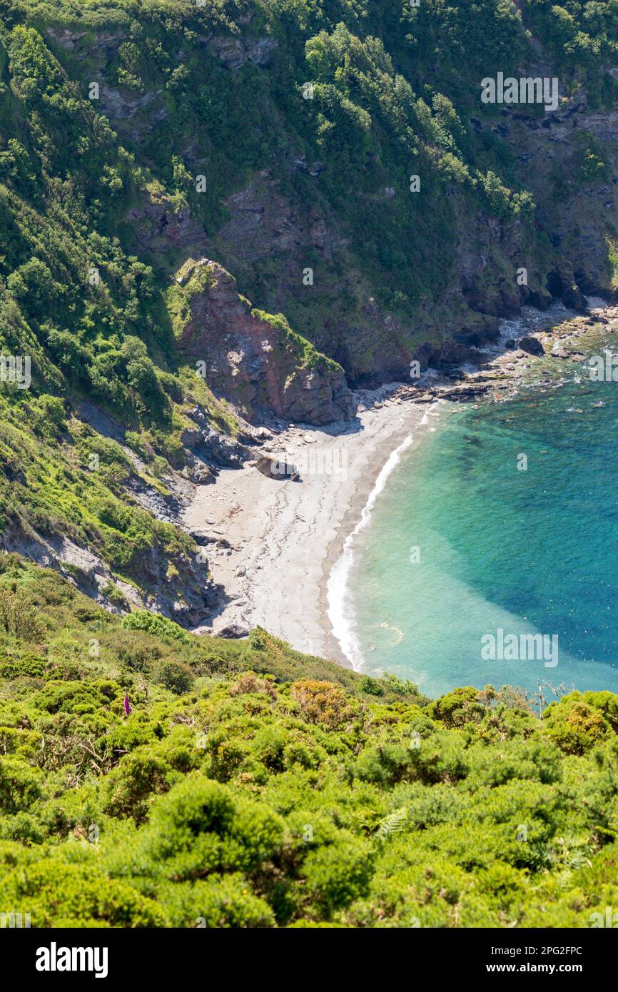 Combe Martin Bay, North Devon, UK Stock Photo Alamy