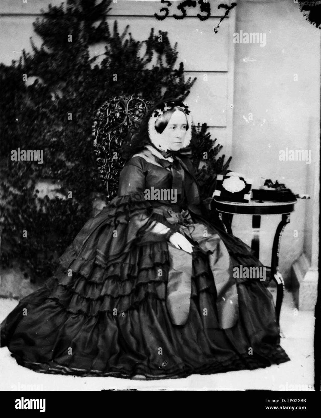Princess Feodora of Hohenlohe-Langenburg (1807-72) Jul 1859 Stock Photo