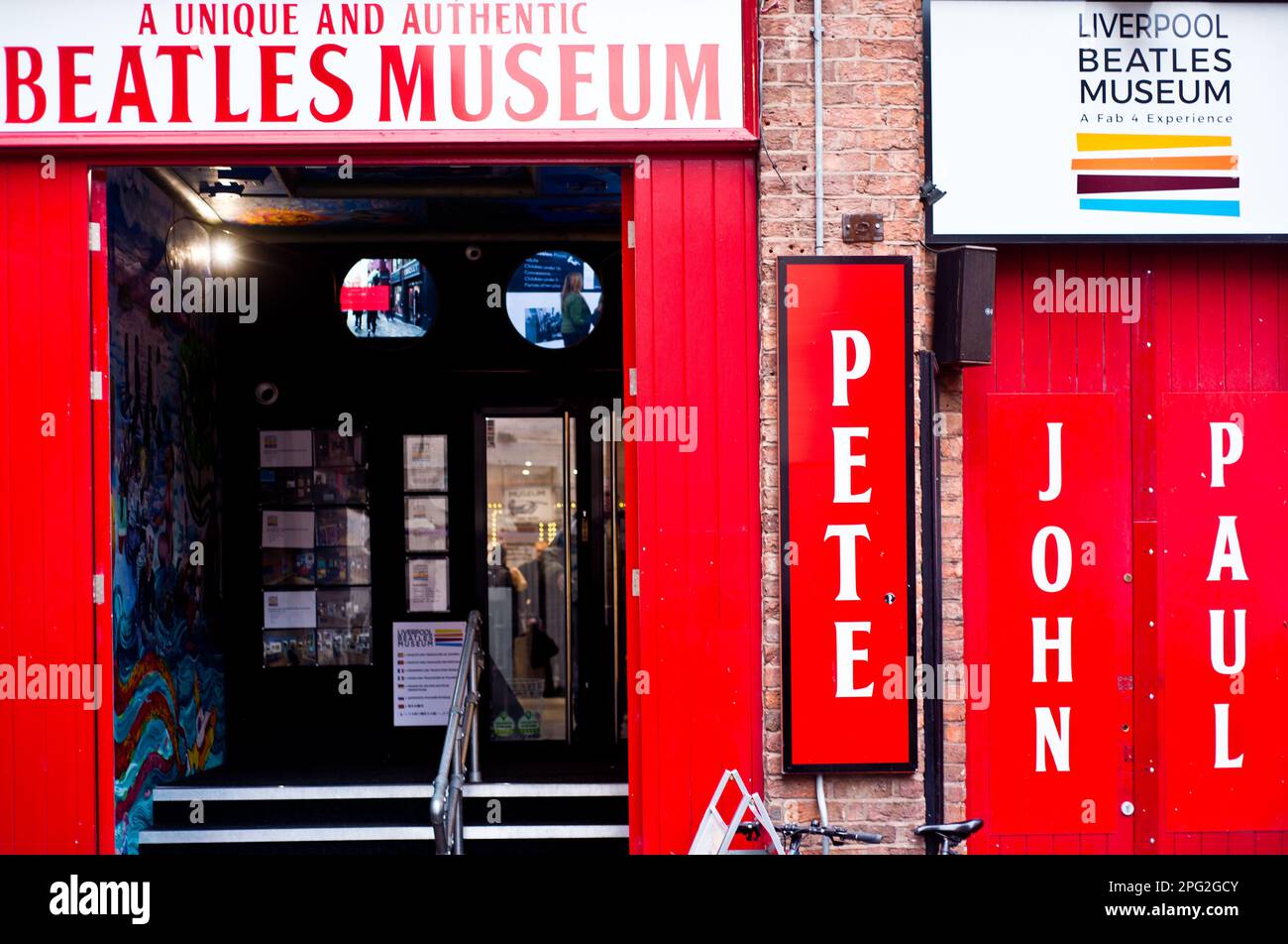 Beatles Museum, Mathew Street, Liverpool, England, Pete Best, John