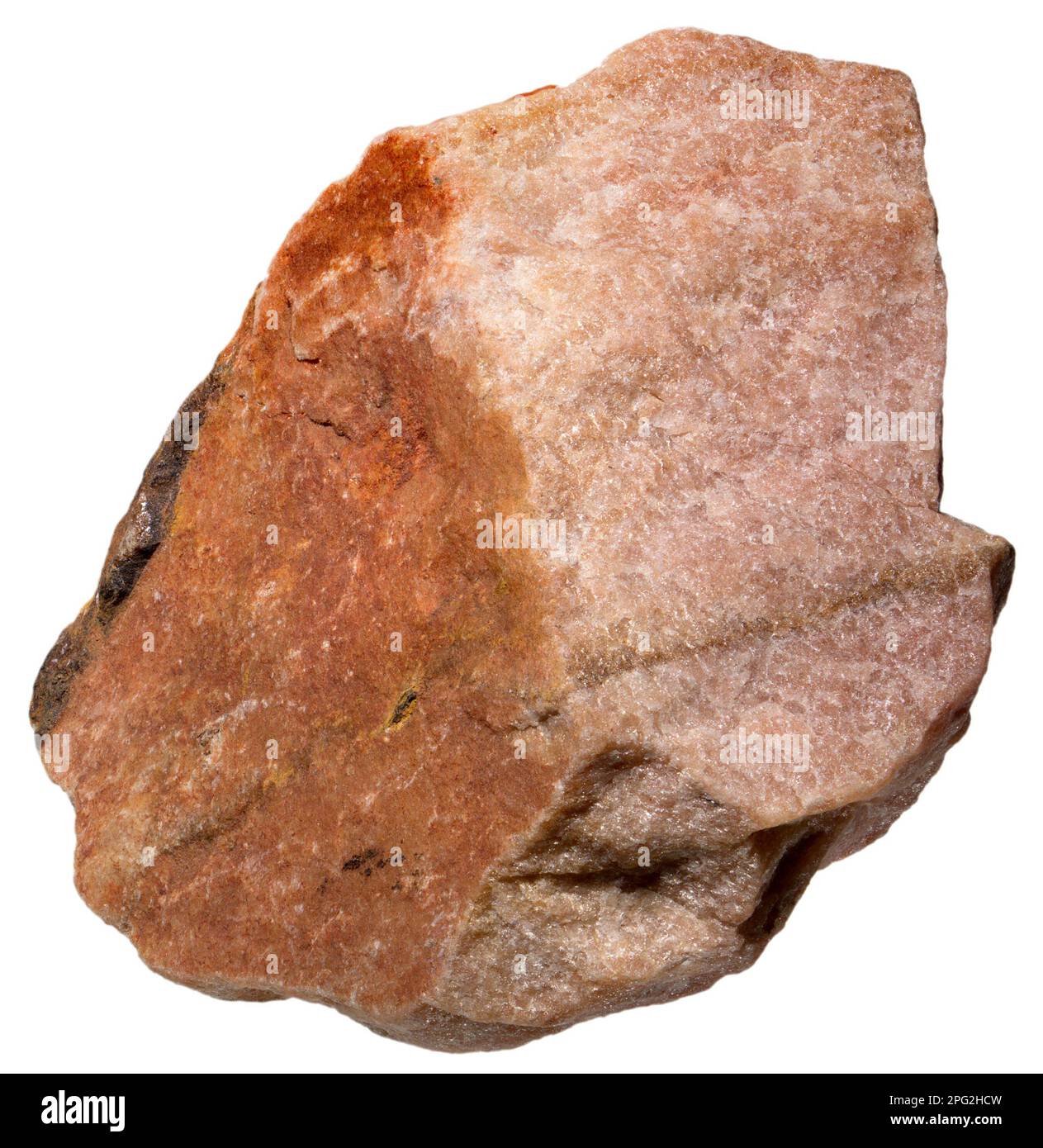 Sunstone (oligoclase feldspar with hematite inclusions) from India Stock Photo