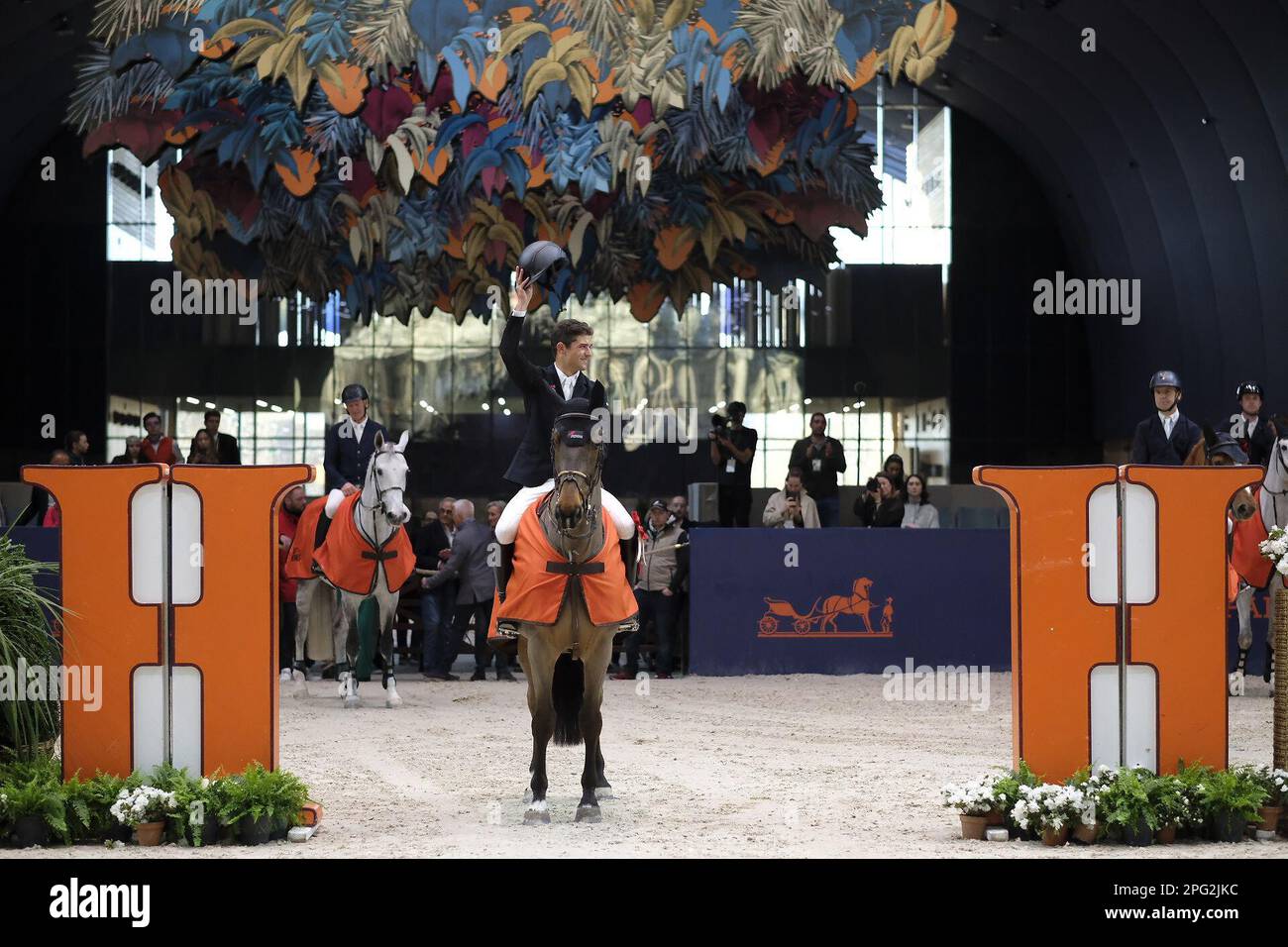 Victor Bettendorf Lux Riding Mr Tac During The Saut Hermes 2023