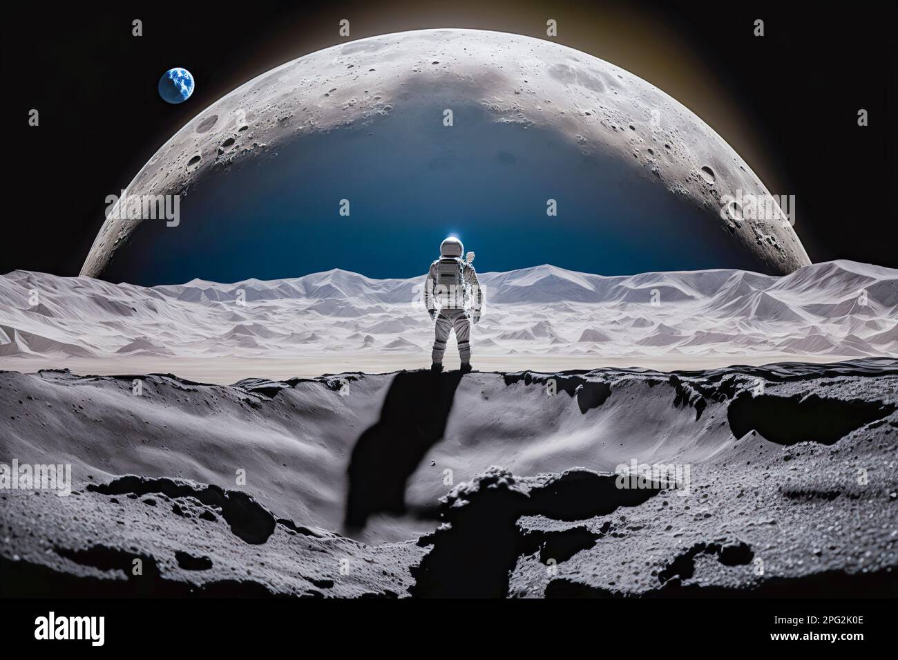 A View from the Moon An Astronaut's Perspective of Earth's Beauty