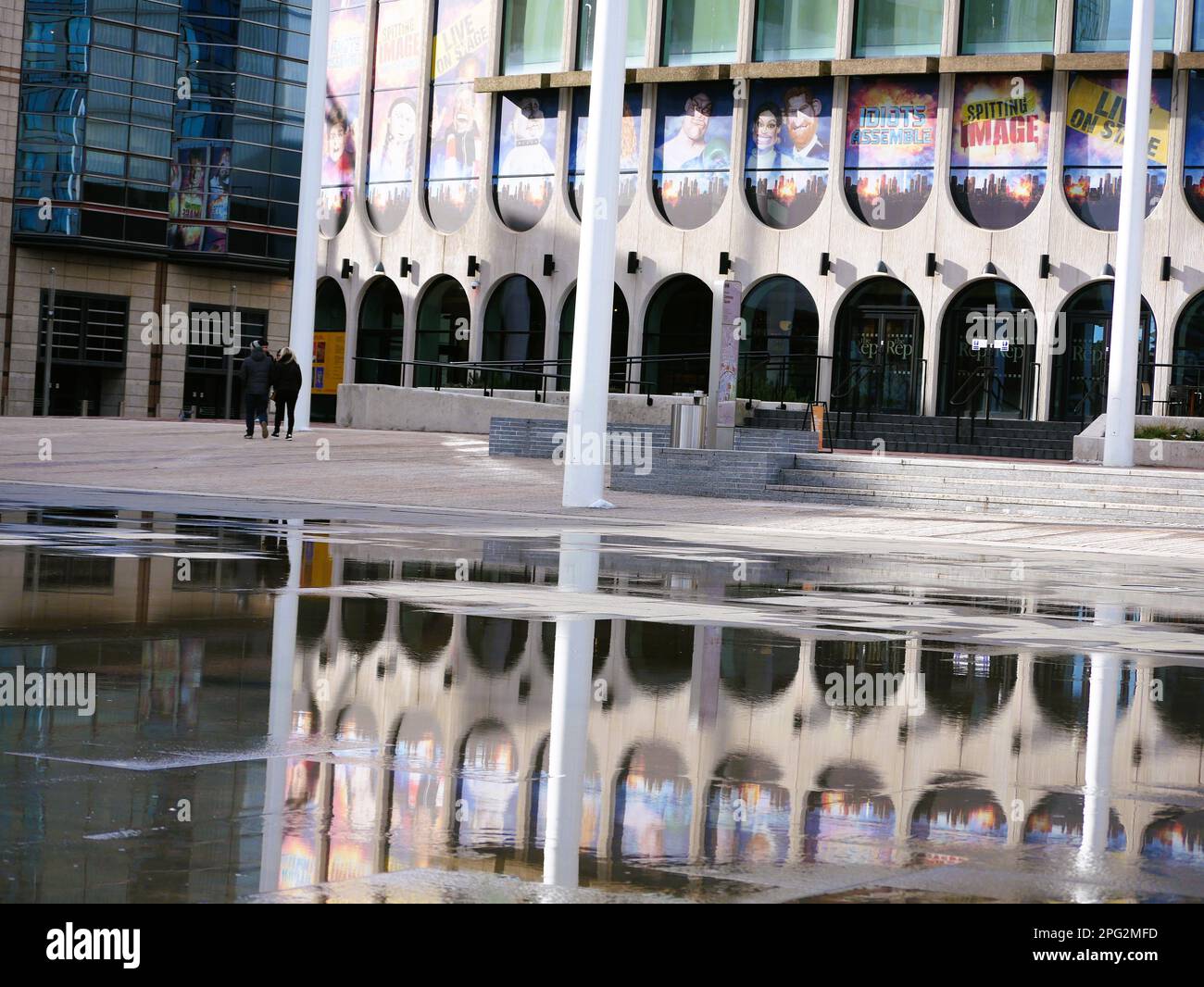 Visiting Birmingham UK Stock Photo