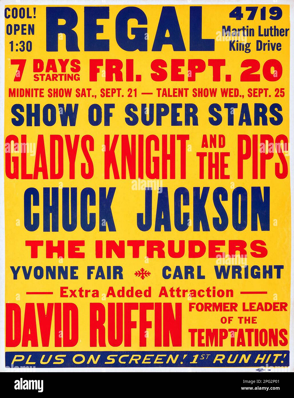 Vintage Concert Poster Font
