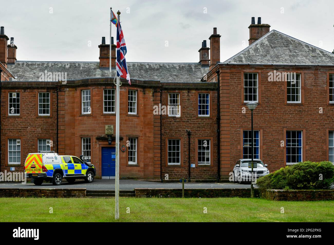 Cumbria Police Headquarters, Carleton hall, Penrith, Cumbria, England Stock Photo Alamy