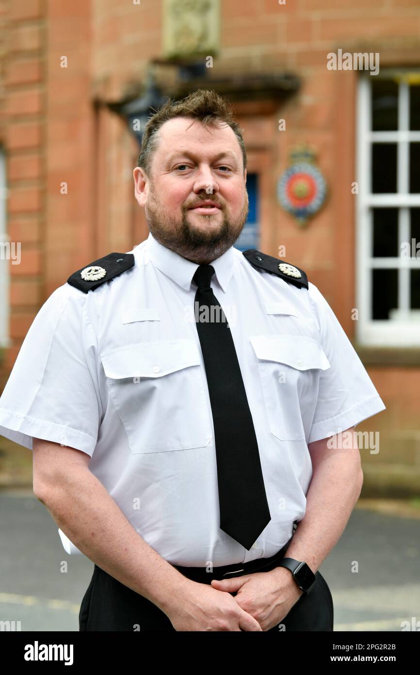Cumbria Police Assistant Chief Constable Jonathan Blackwell Stock Photo