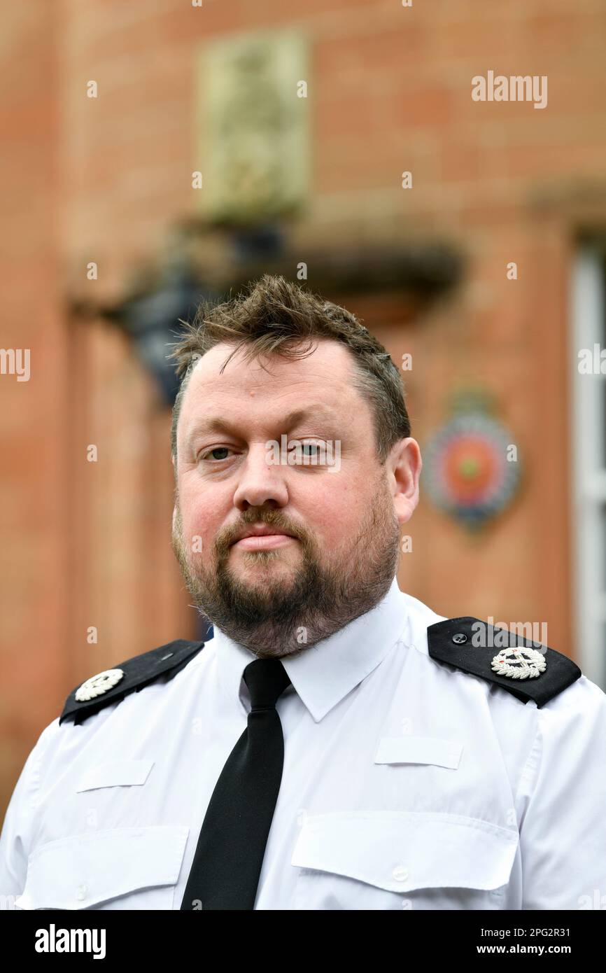 Cumbria Police Assistant Chief Constable Jonathan Blackwell Stock Photo