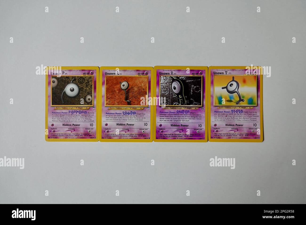 Prague, Czech Republic - April 3 2022: Word PLAY composed of Unown Pokemon cards. Unowns are Pokemon that look like letters or a punctuation marks Stock Photo - Alamy Prague, Czech Republic - April 3 2022: Word PLAY composed of Unown Pokemon cards. Unowns are Pokemon that look like letters or a punctuation marks Stock Photo - Alamy