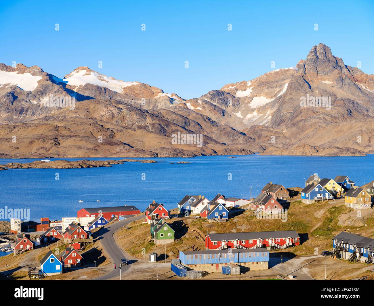 Town Tasiilaq formerly Called Ammassalik The Biggest Town In East 