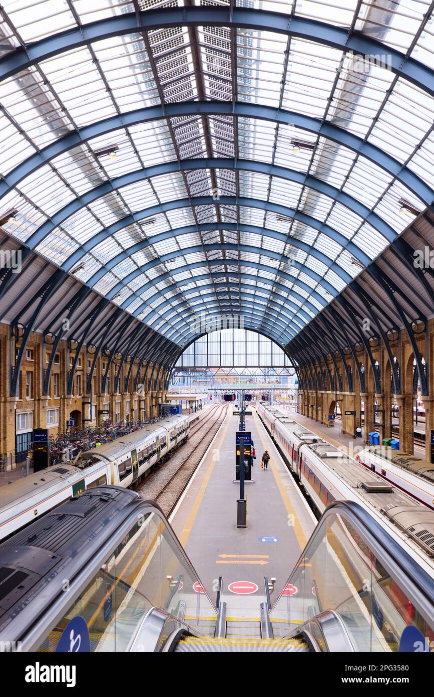 Kings Cross Station London Stock Photo Alamy
