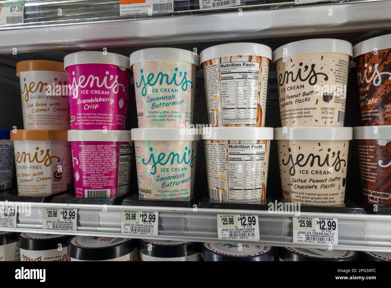 The cost of ice creams has risen significantly in the recent year, 2023