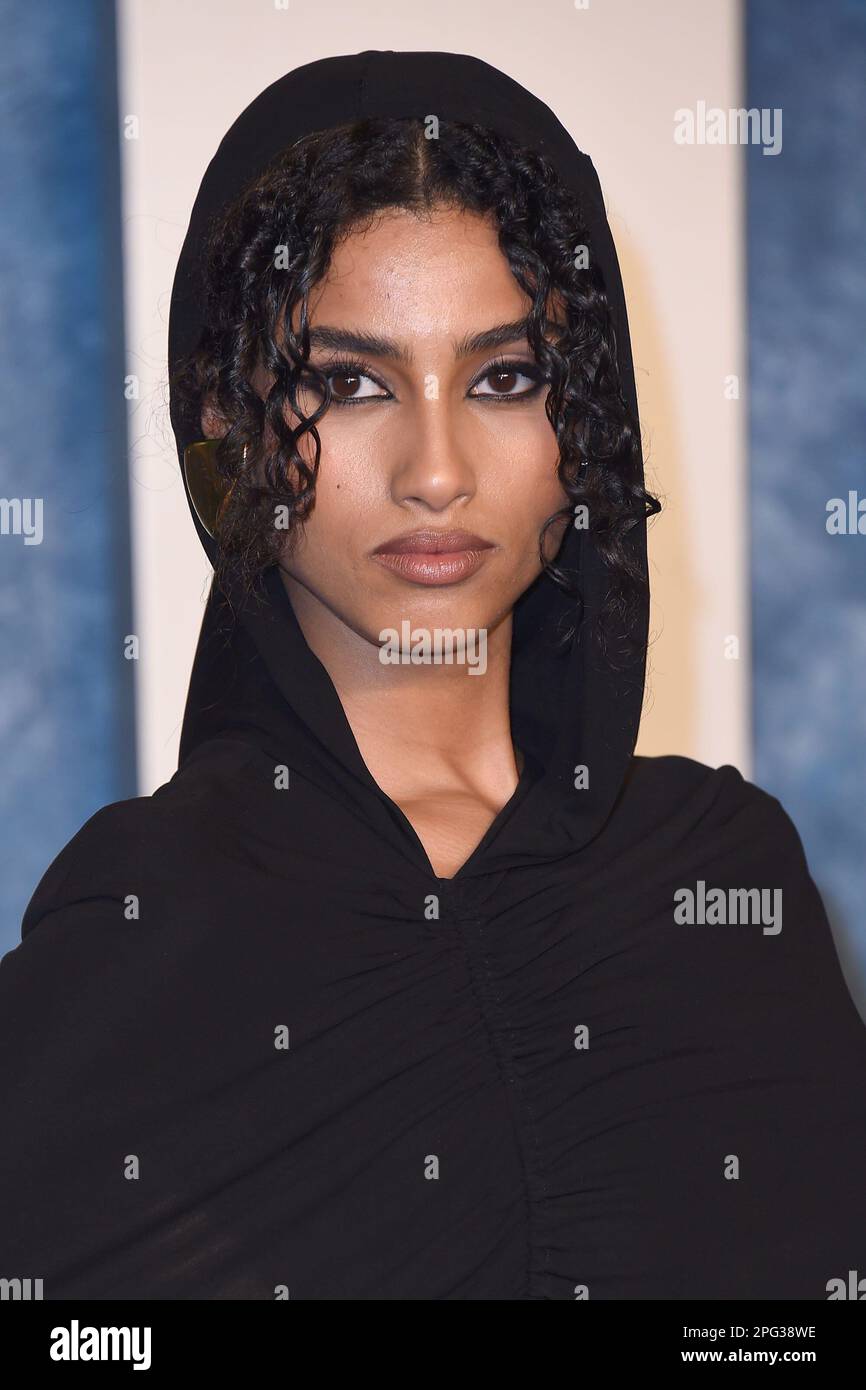 Imaan Hammam at the after-party for Vanity Fair Oscar Party - Arrivals