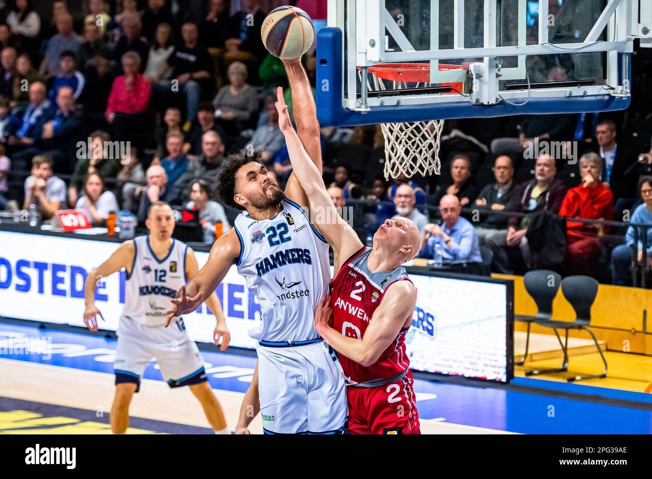 ZWOLLE, NETHERLANDS MARCH 19 Arnaldo Toro Barea of Landstede Hammers