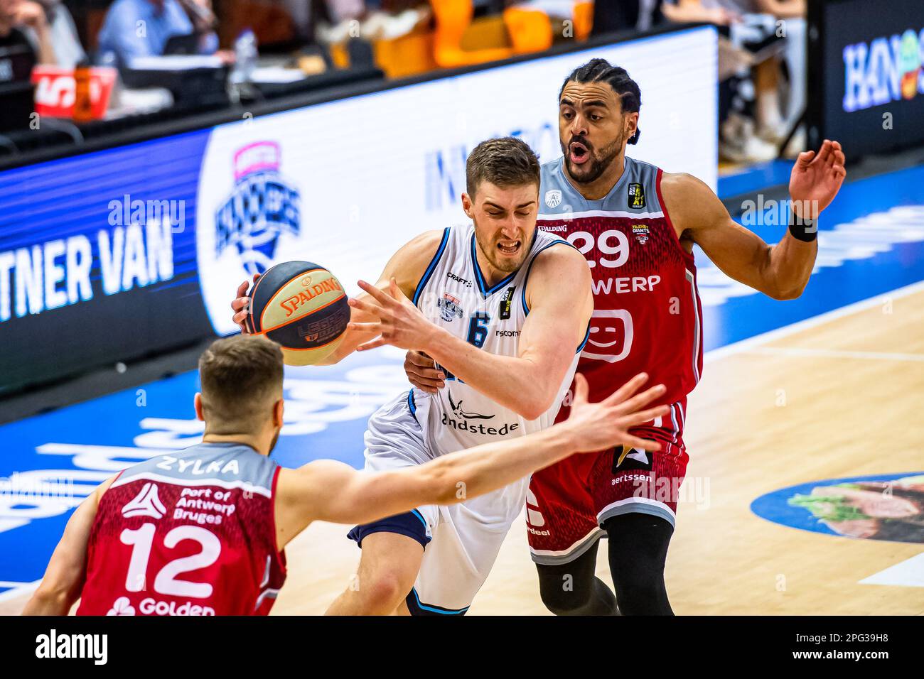 ZWOLLE, NETHERLANDS MARCH 19 Coen Stolk of Landstede Hammers Zwolle