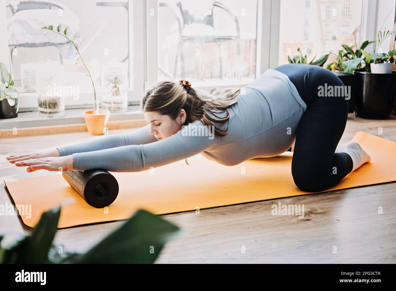 Stunning Yoga Exercises For Pregnant Women In Labor And Delivery image