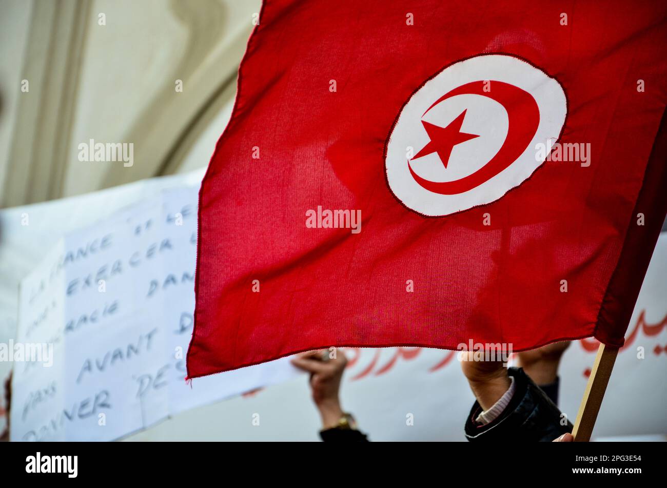 Tunis, Tunisia. 20th Mar, 2023. Tunis, Tunisia. 20 March 2023