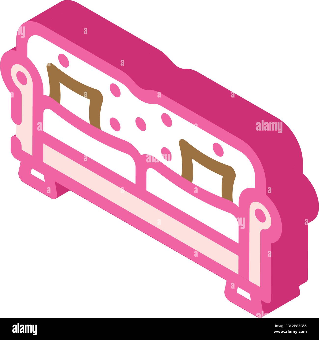 sofa living room isometric icon vector illustration Stock Vector Image ...