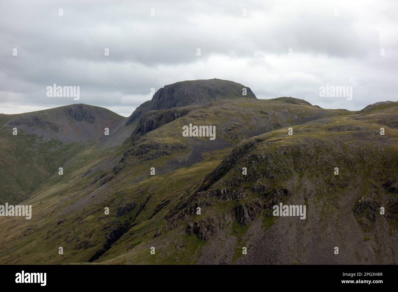 The Wainwrights Green Gable & Great Gable behind Kirk Fell from Looking ...