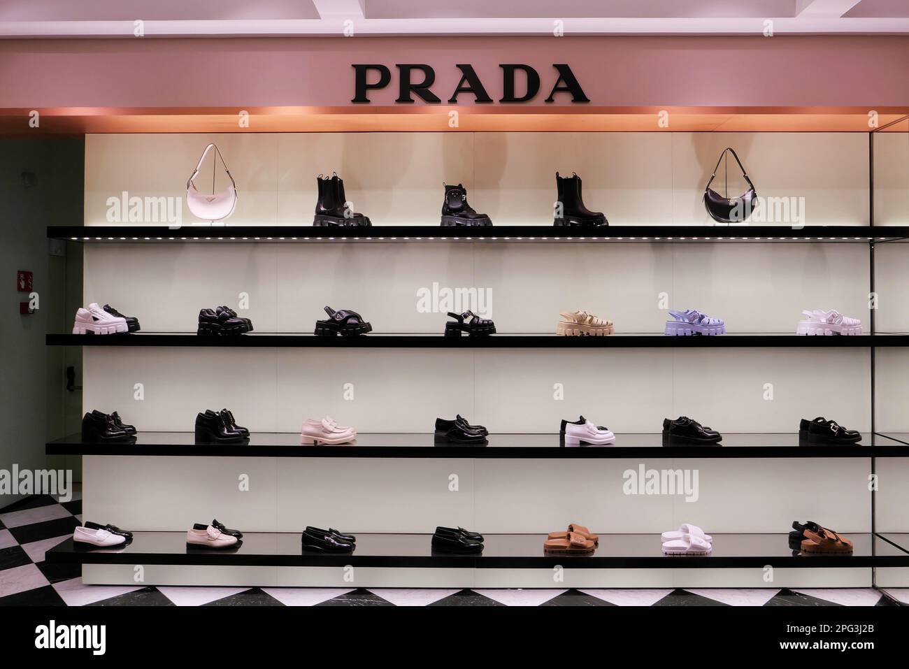 Prada shoes hi-res photography and images - Alamy