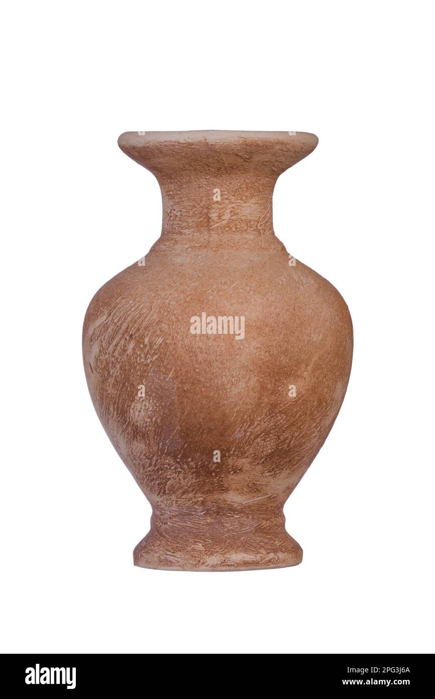 One ceramic vase on isolated background Stock Photo - Alamy