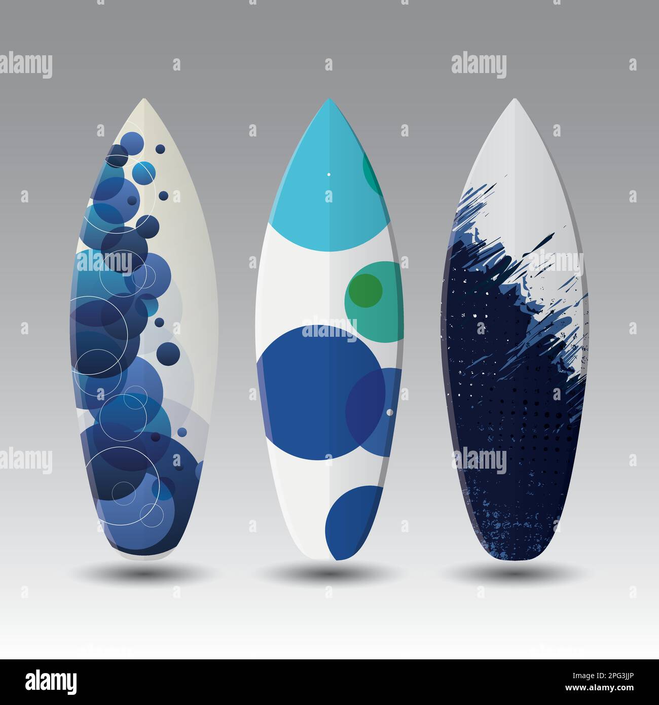 Vector Surfboard Design Templates Stock Vector Image & Art Alamy