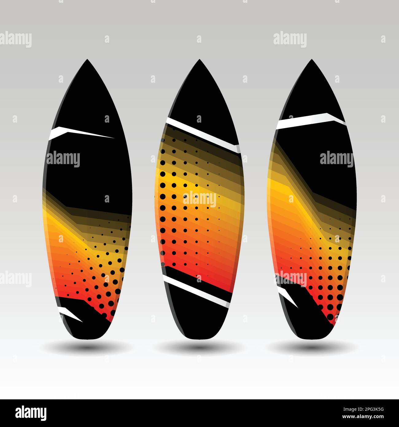 Vector Surfboard Design Templates Stock Vector Image & Art Alamy