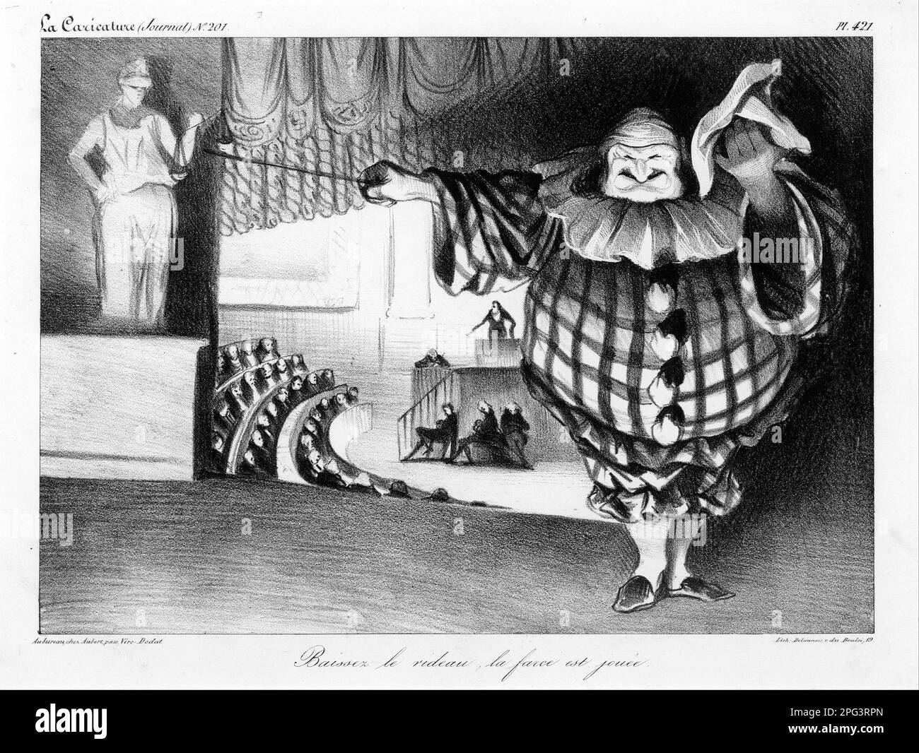 Lower the curtain, the farce is ended (Baissez le rideau, la farce est ...