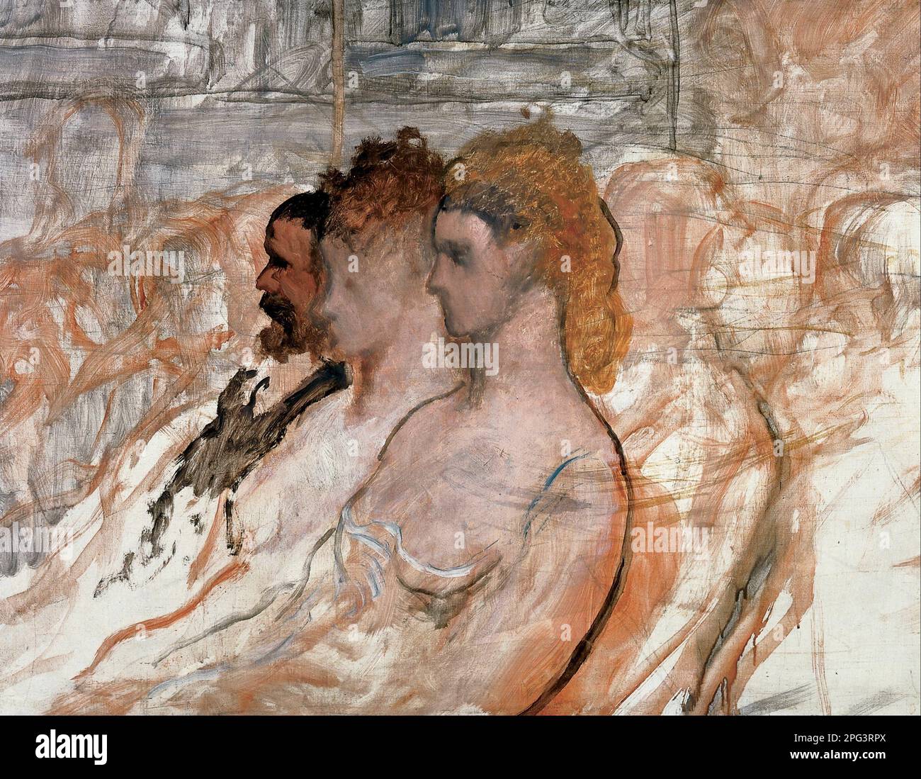 Orchestra Stalls c.1865 by Honore Daumier Stock Photo - Alamy