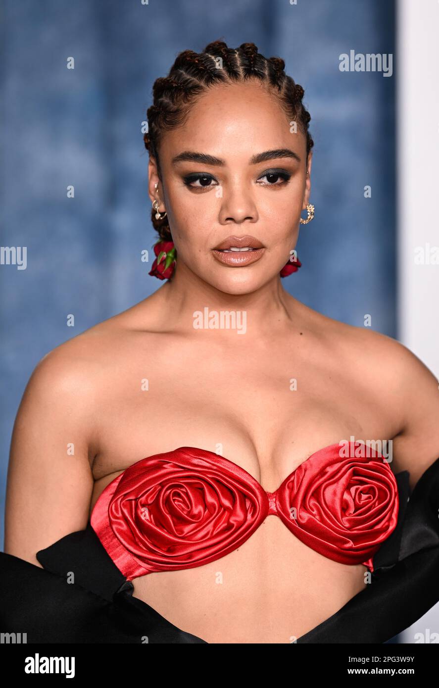 March 13th, 2023, Los Angeles, USA. Tessa Thompson arriving at the
