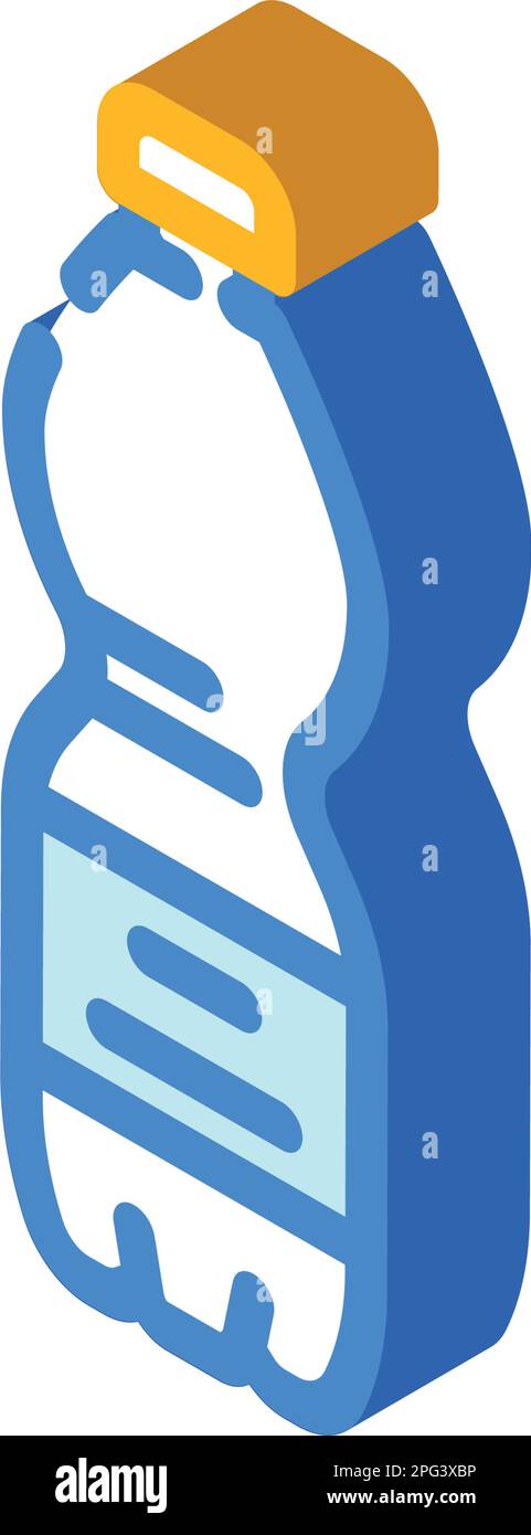 beverage soda plastic bottle isometric icon vector illustration Stock ...