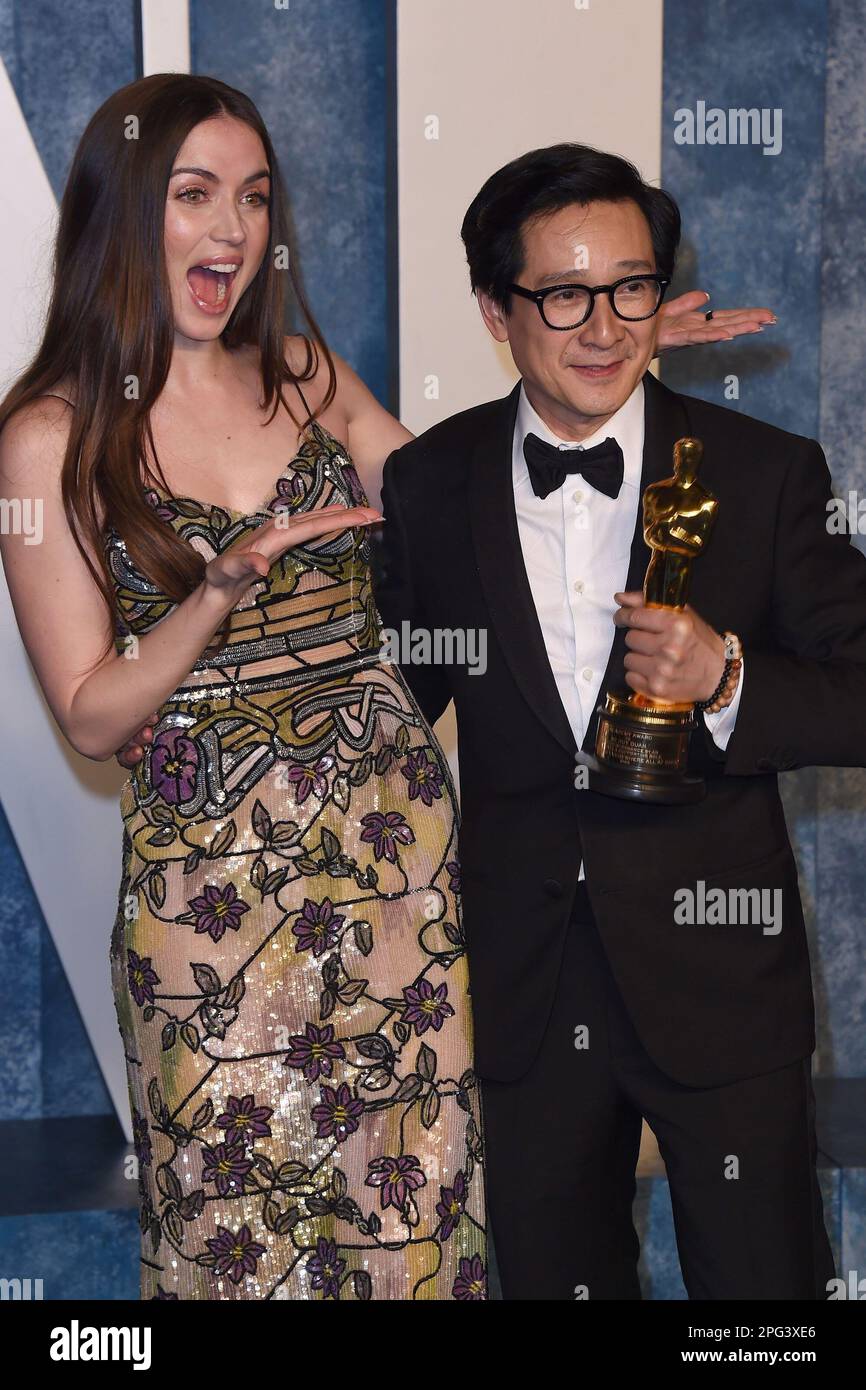 Los Angeles, CA. 12th Mar, 2023. Ana de Armas, Ke Huy Quan at arrivals ...