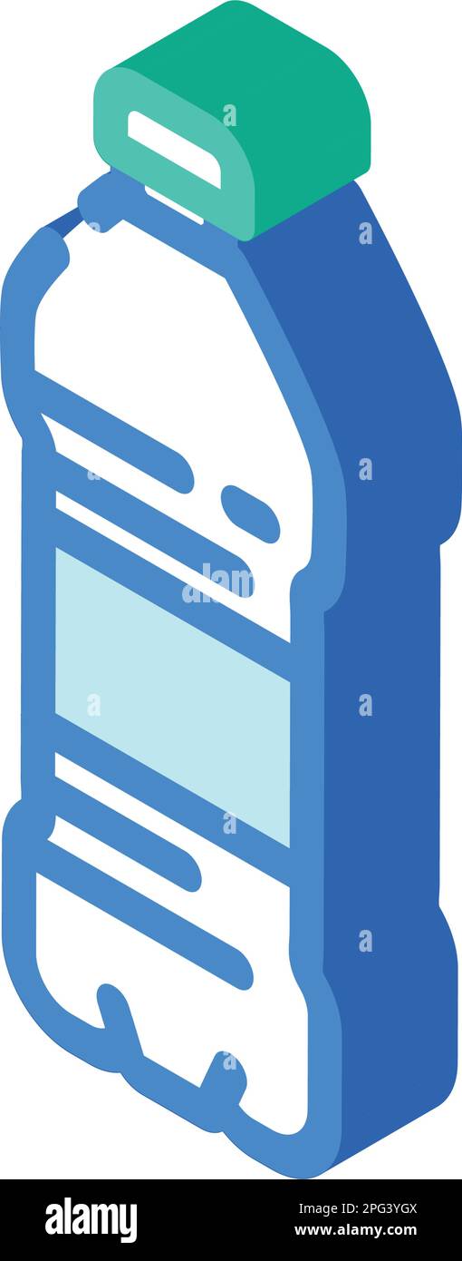 container water plastic bottle isometric icon vector illustration Stock ...