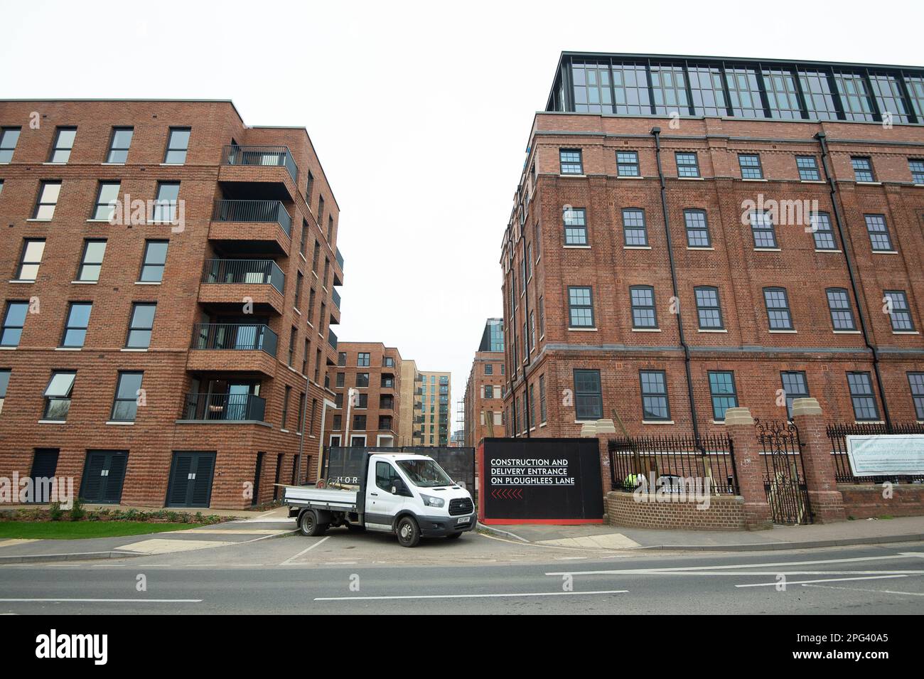 Slough, Berkshire, UK. 20th March, 2023. Much of the construction work on the redevelopment of