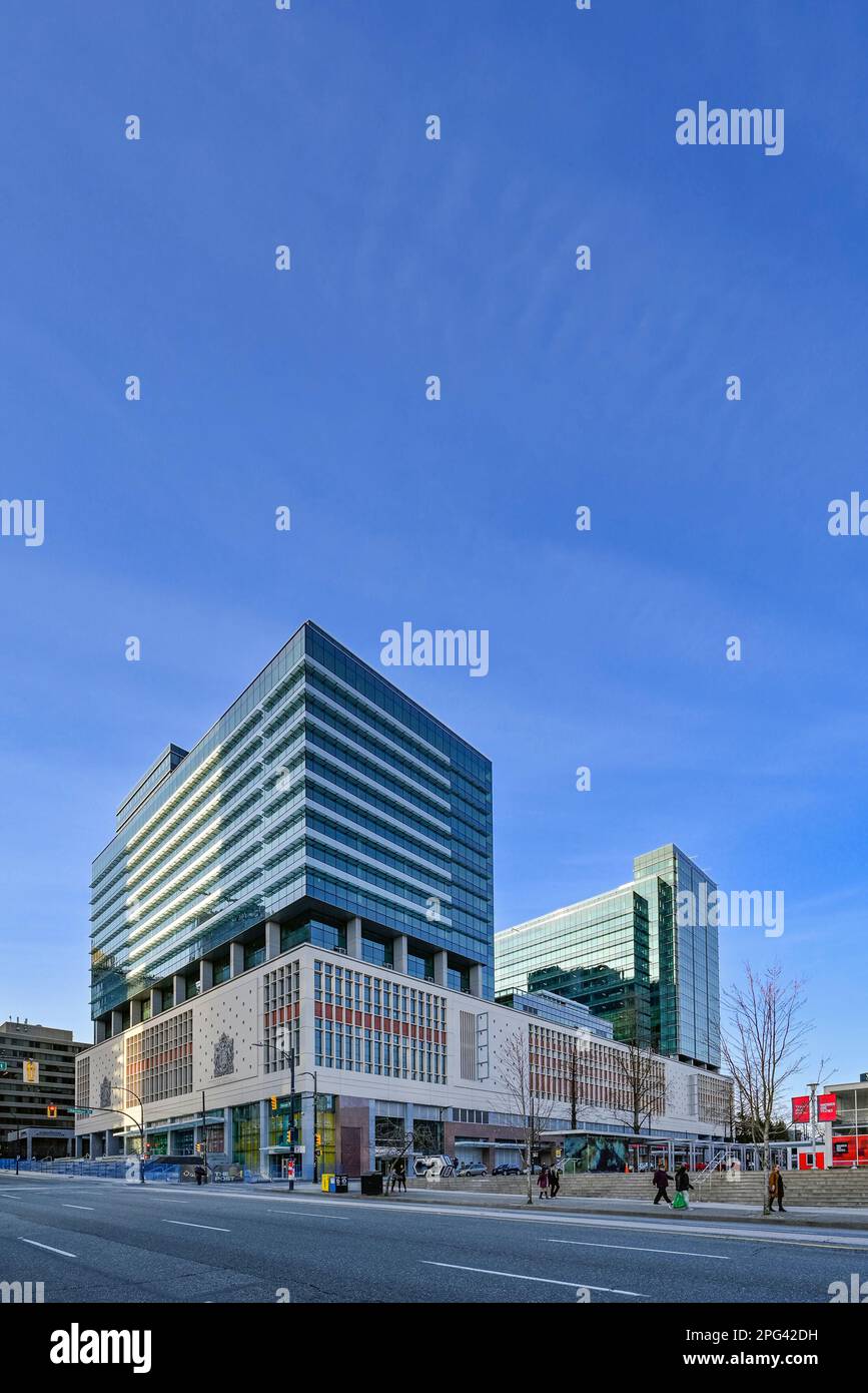 Former Post Office building, The Post, becoming Amazon office hub, , Vancouver, British Columbia, Canada Stock Photo - Alamy