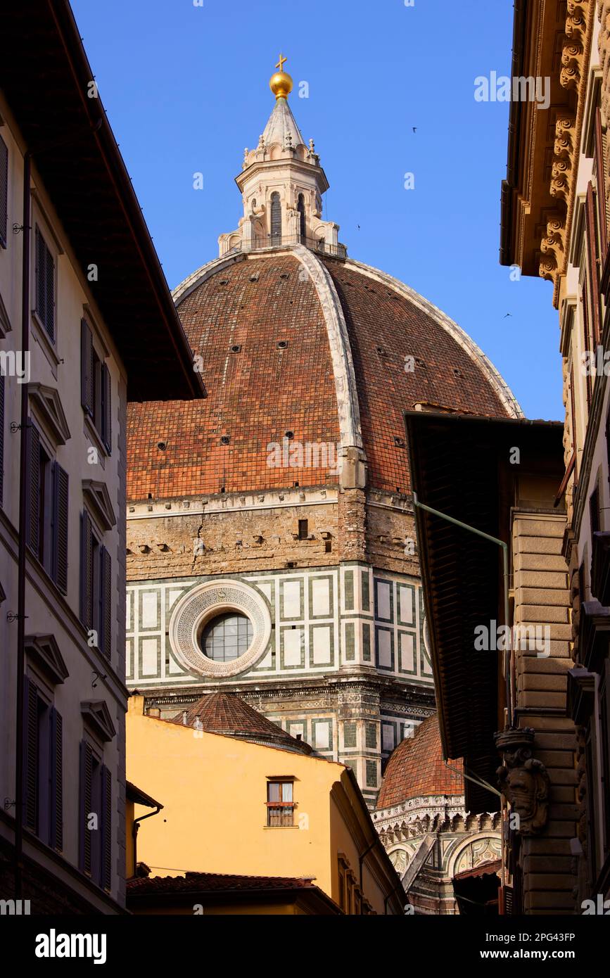 Dome of Cattedrale di Santa Maria del Fiore, Florence, Italy Stock Photo