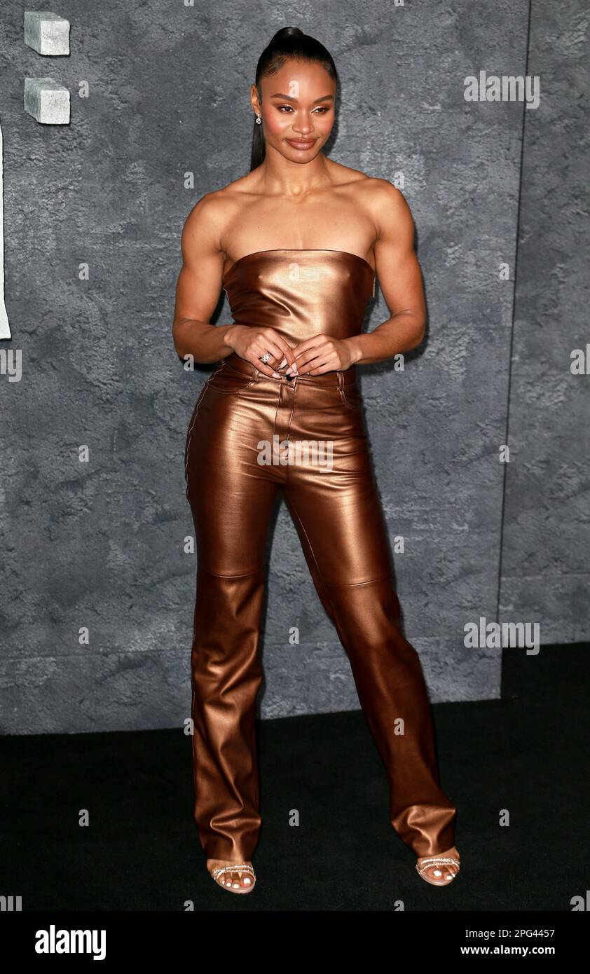 London, UK. 01st Mar, 2023. Imani-Lara Lansiquot attends the global premiere of 'Luther: The Fallen Sun' at BFI IMAX Waterloo in London. (Photo by Fred Duval/SOPA Images/Sipa USA) Credit: Sipa USA/Alamy Live News Stock Photo