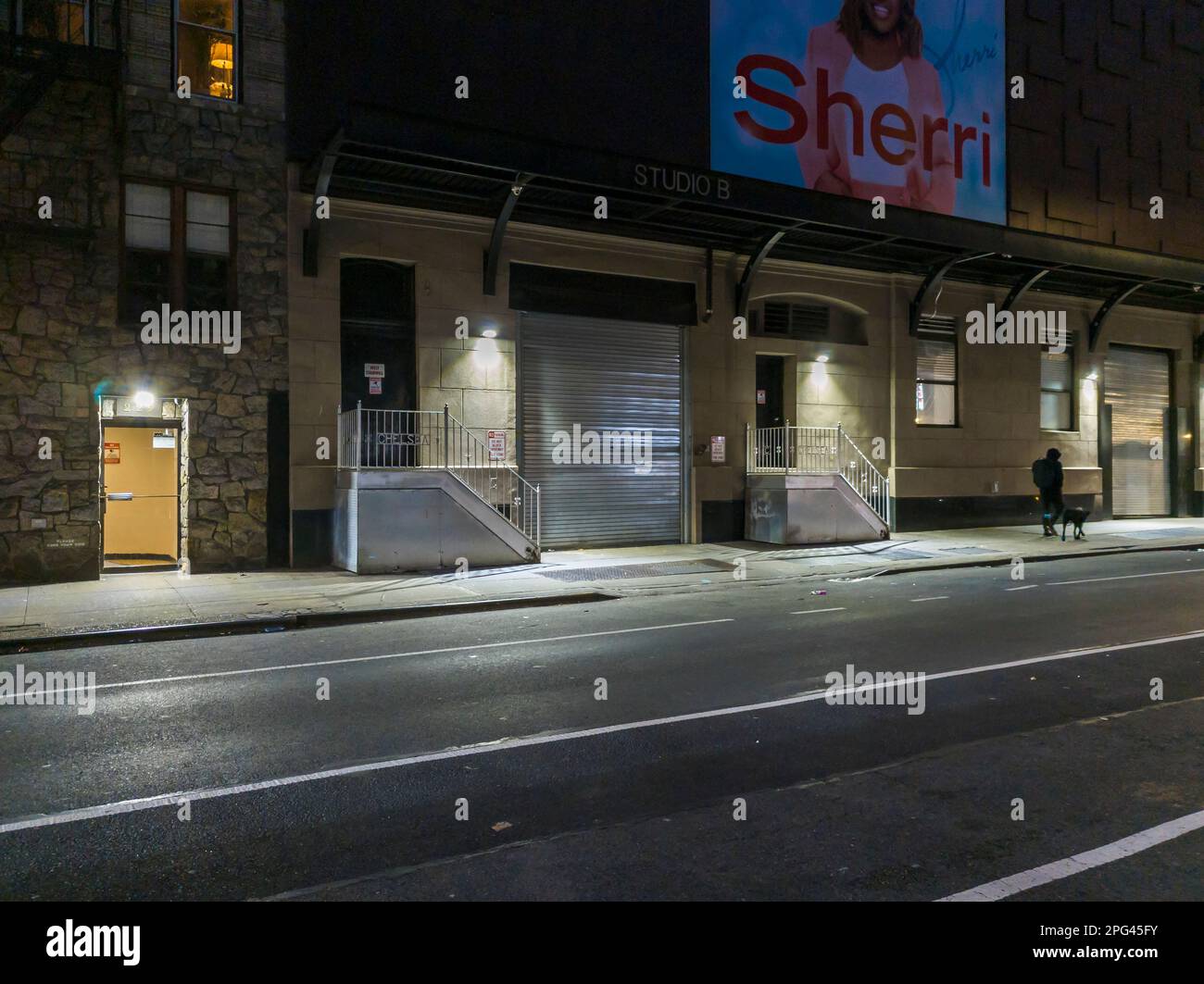 Chelsea Television Studios in New York on the evening of Wednesday