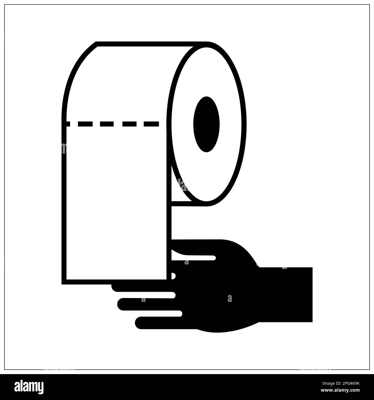 ISO 7001 toilet paper Stock Photo - Alamy