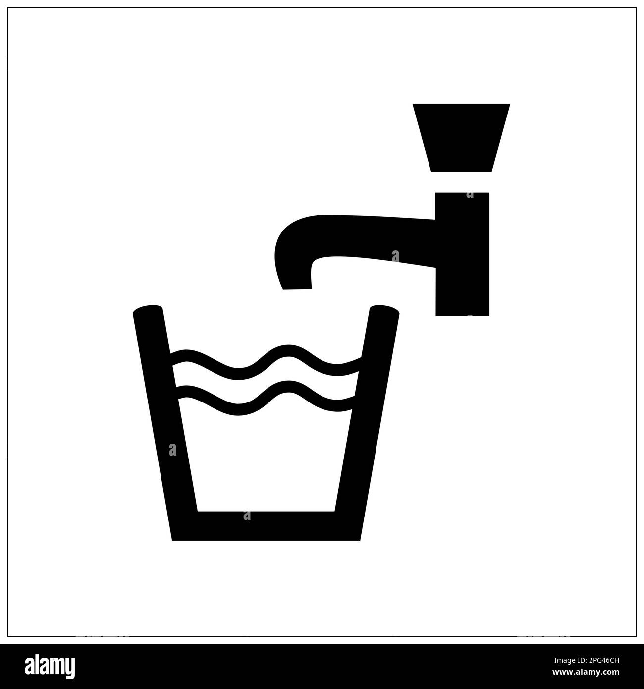 ISO 7001 drinking water sign Stock Photo - Alamy