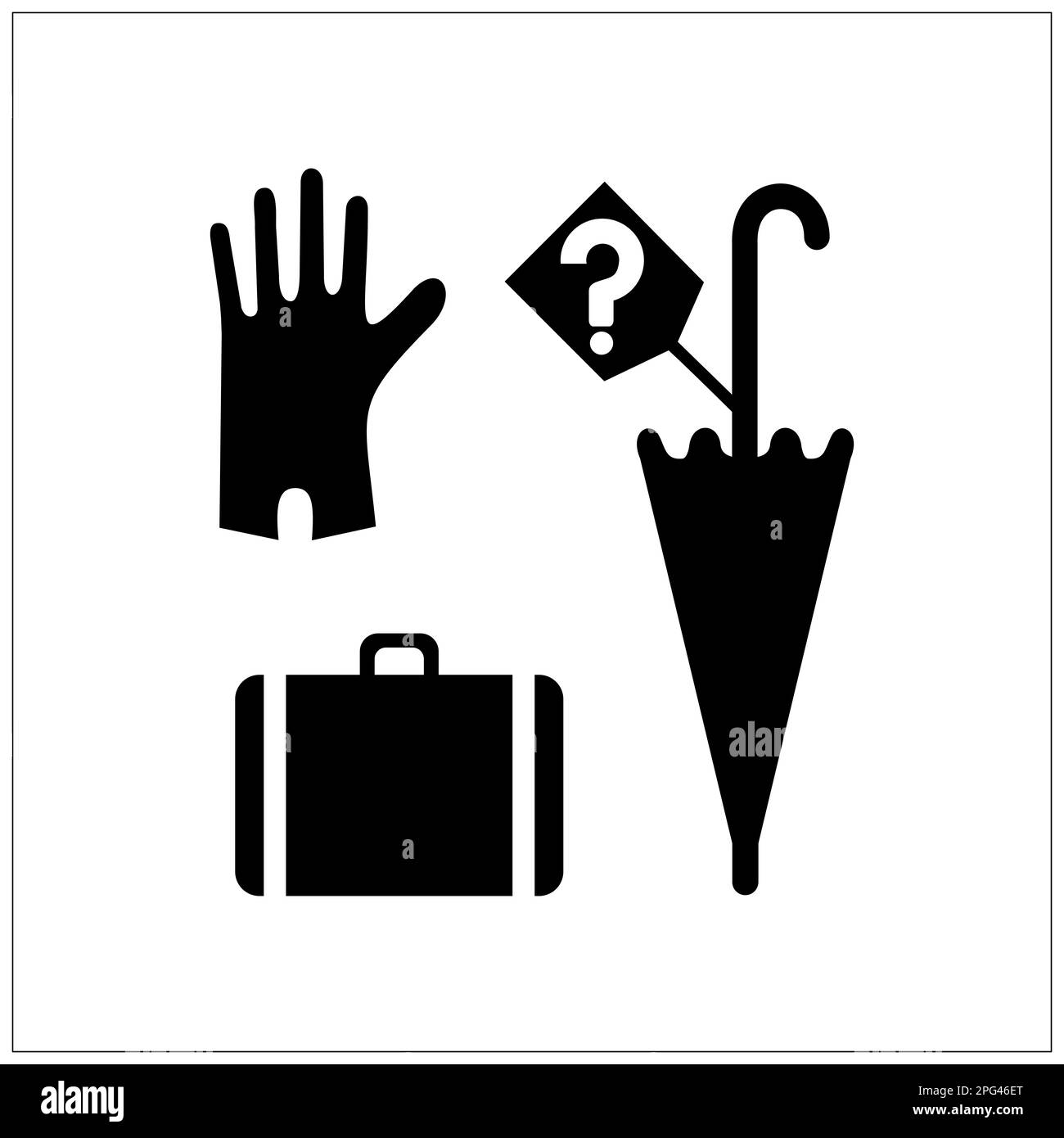 iso-7001-lost-property-sign-stock-photo-alamy