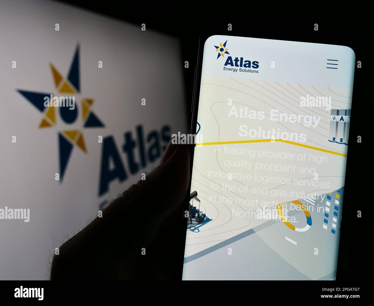 Atlas energy solutions hi-res stock photography and images - Alamy