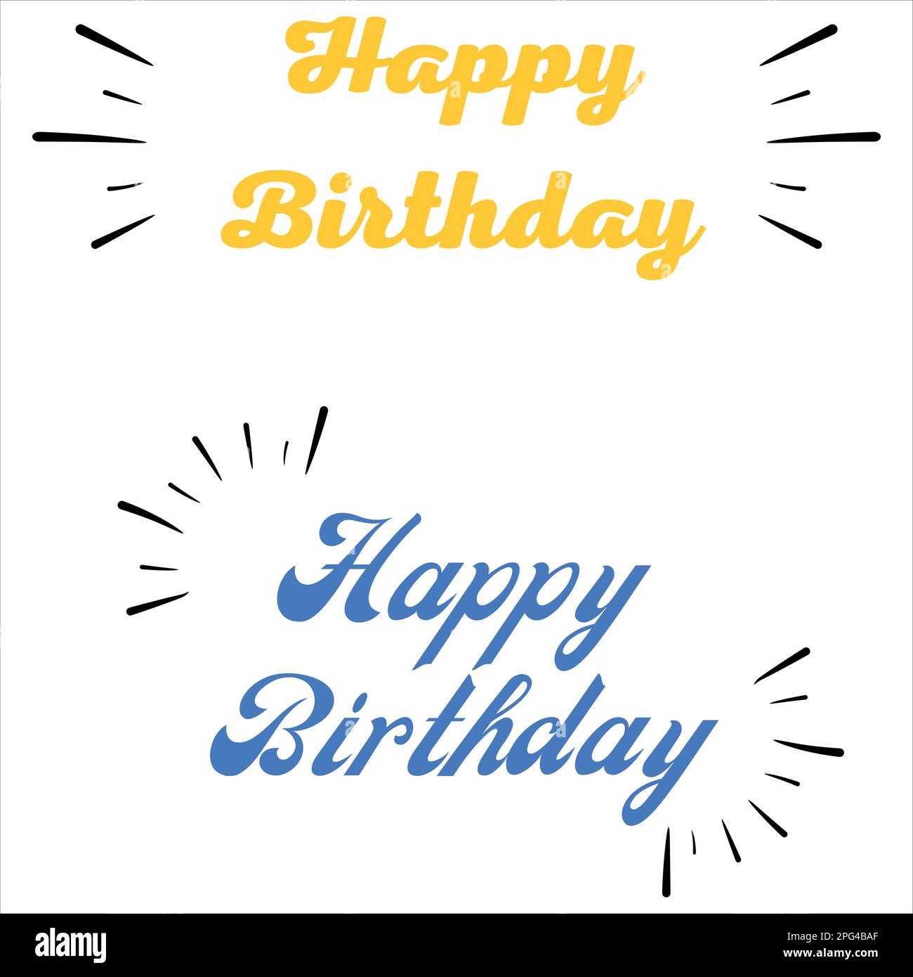 Happy birthday Stock Vector
