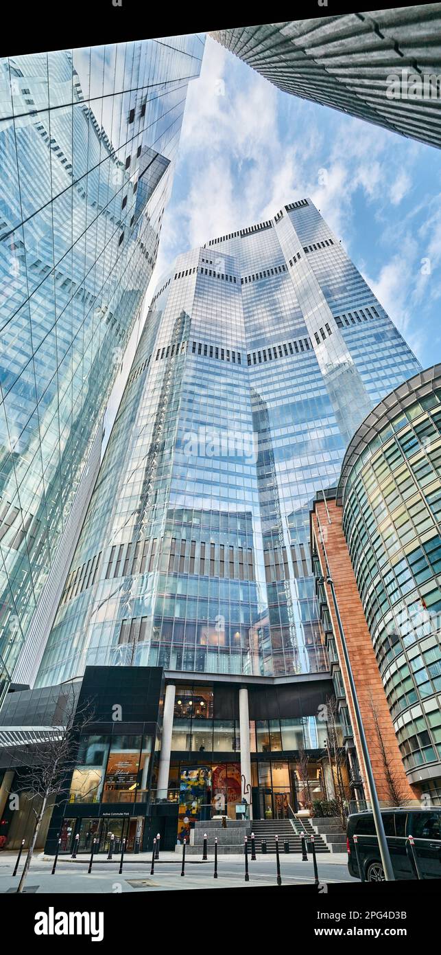 22 Bishopsgate, among the City of London's financial district's ...