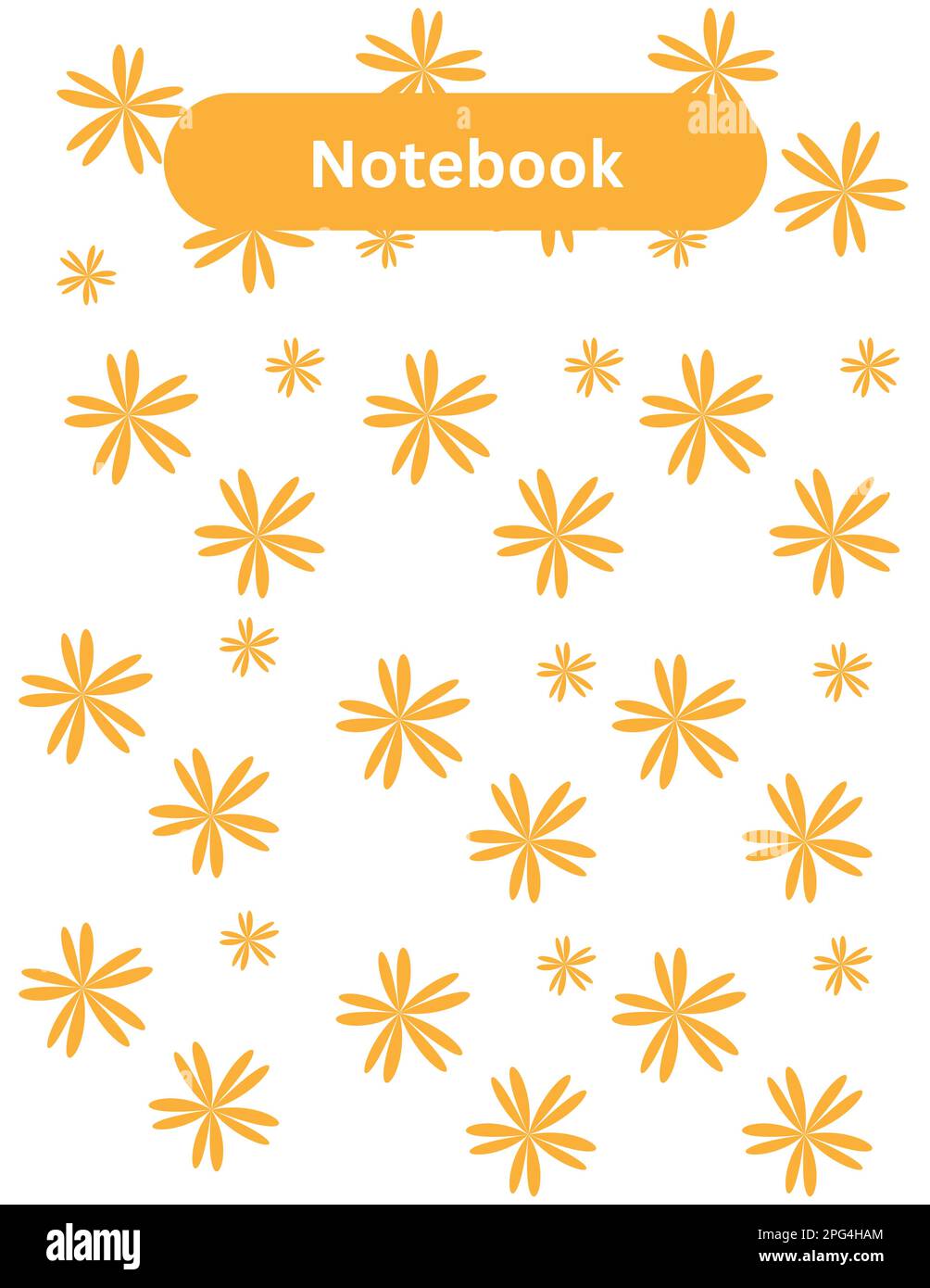 Notebook design Stock Vector