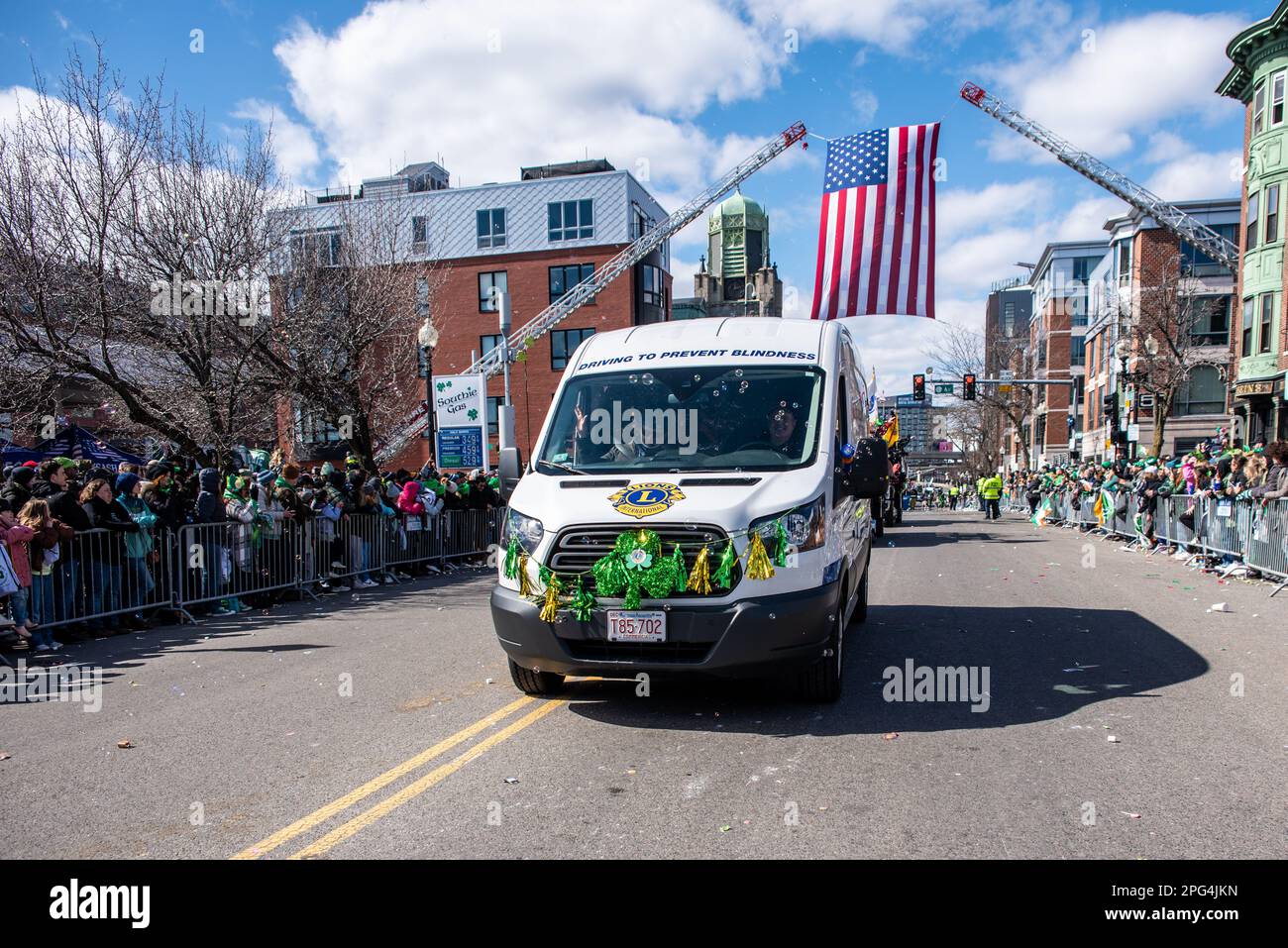 2023 South Boston St. Patrick's Day and Evacuation Day Parade Stock