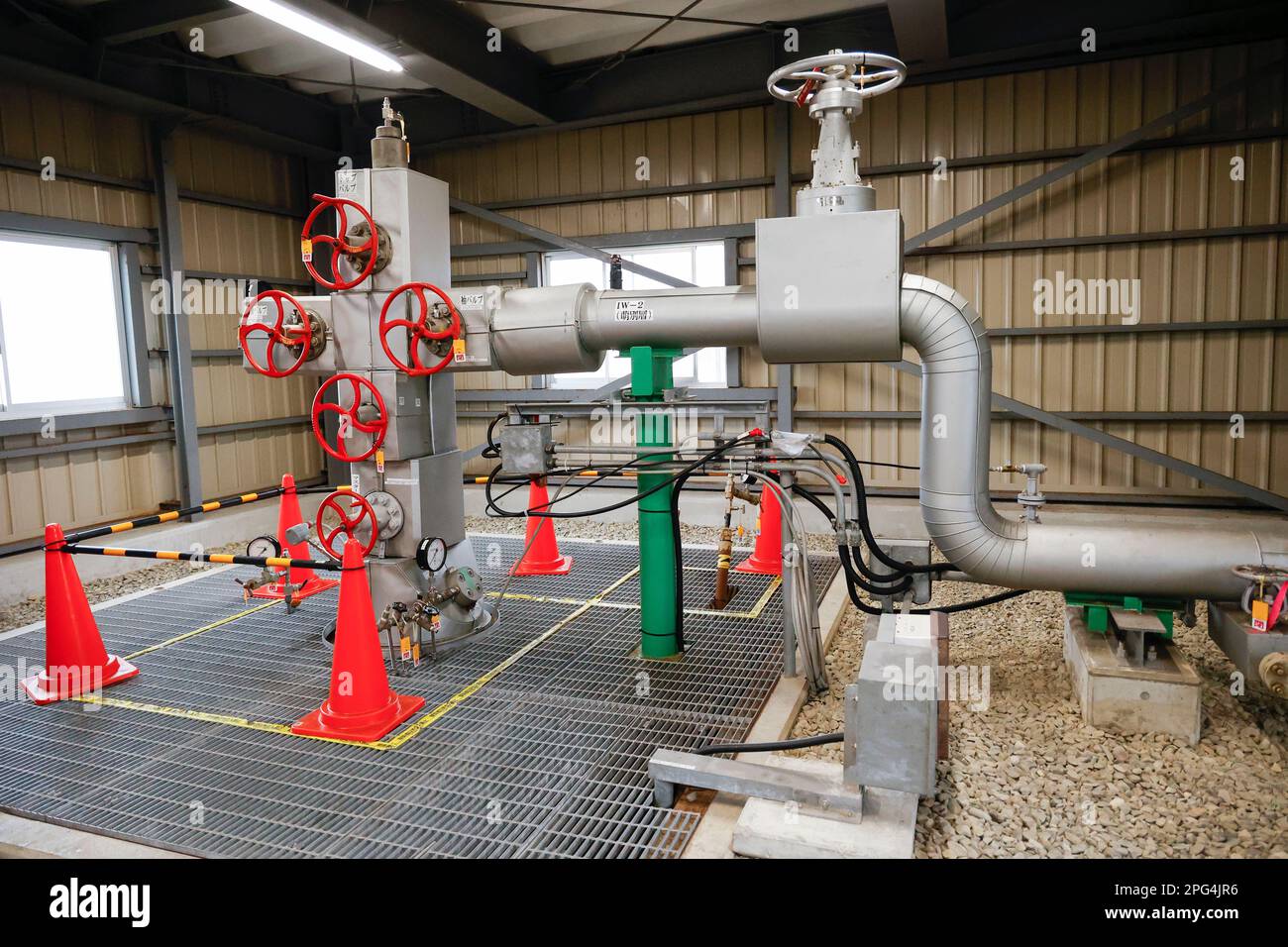 March 16, 2023, Tomakomai, Hokkaido, Japan A general view of the CO2