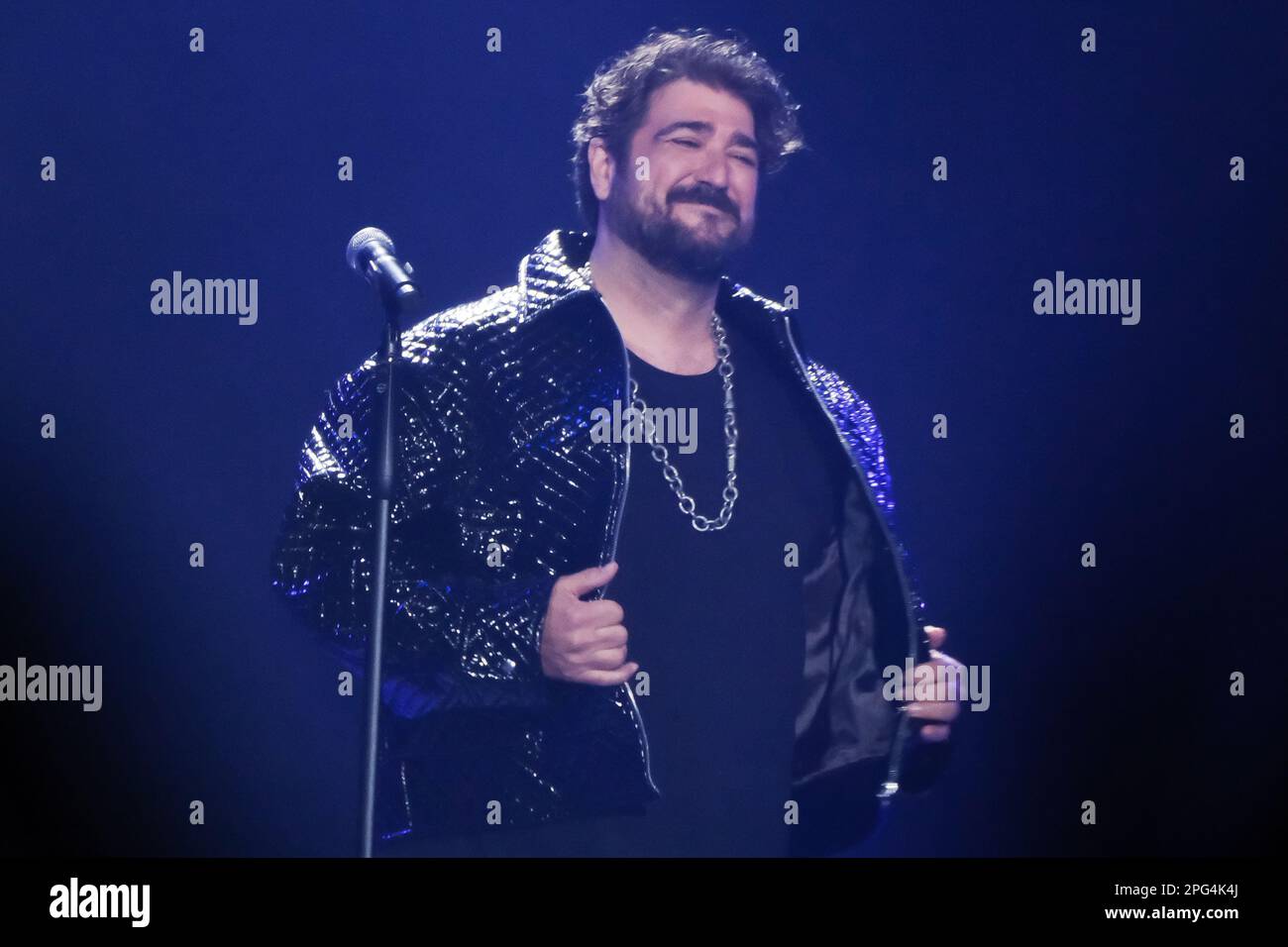 Madrid, Spain. 18th Mar, 2023. Singer Antonio Orozco performs during the Cadena 100 festival at the Wizcenter in Madrid. (Photo by Atilano Garcia/SOPA Images/Sipa USA) Credit: Sipa USA/Alamy Live News Stock Photo