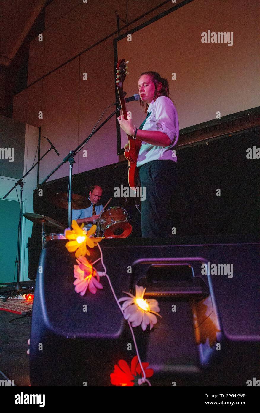 Leisure Tank of rock duo KC McKanzie and Budi giving a concert at the