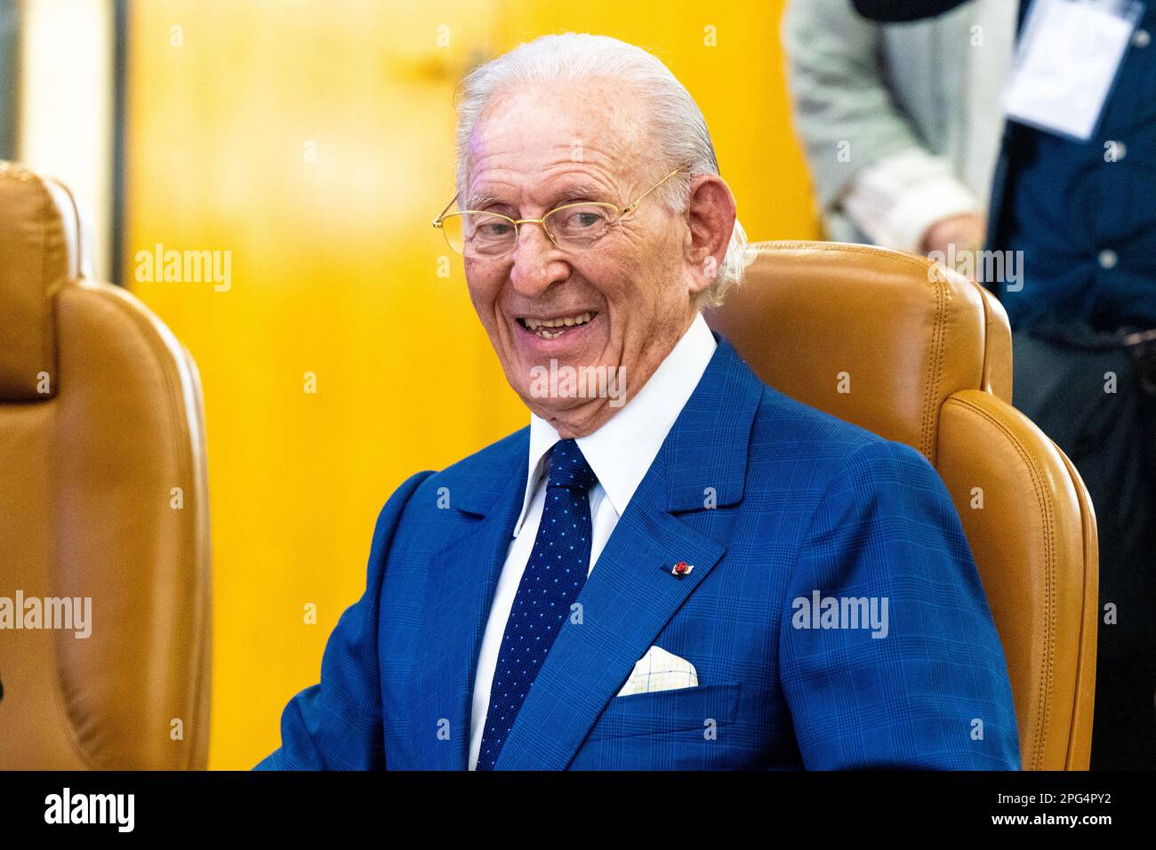 Casablanca, Morocco. 20th Mar, 2023. Othman Benjelloun CEO of BMCE Bank